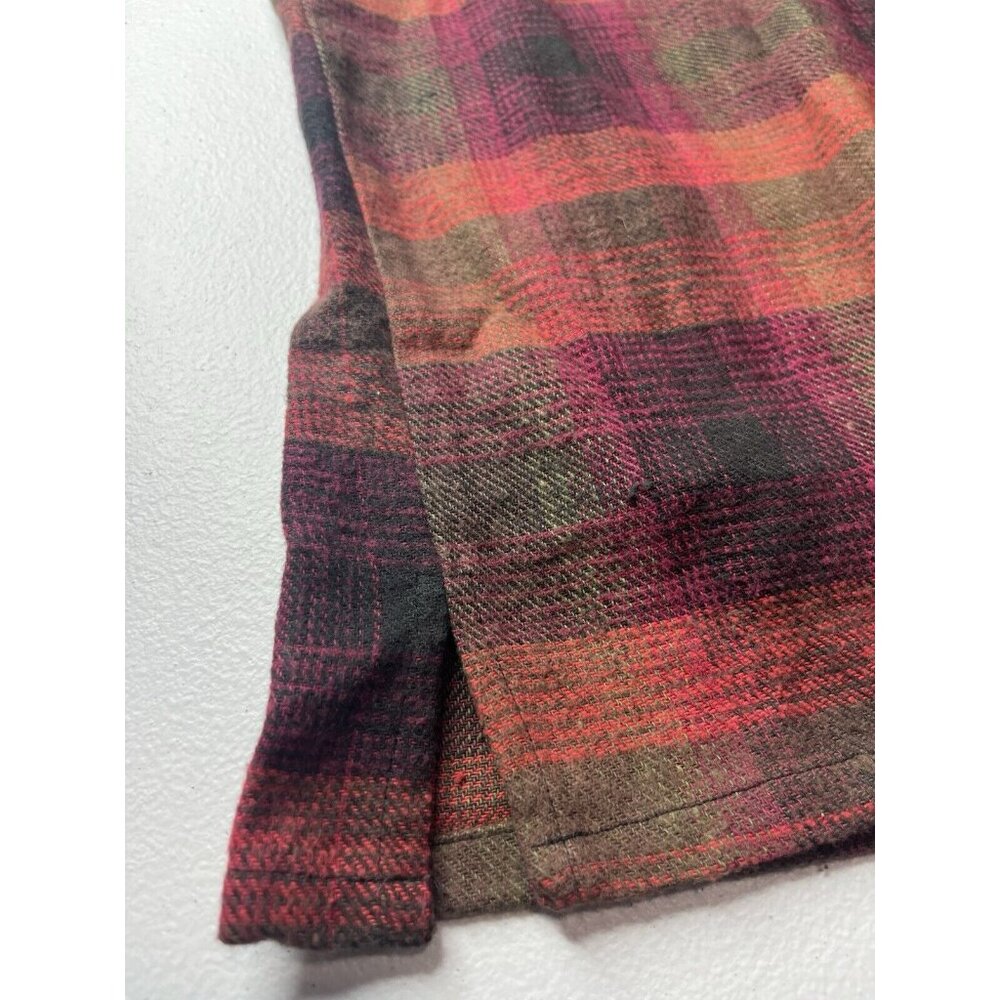 Vtg Appalachian Trail Plaid Zip Up Shirt Jacket Long Sleeve With Tags Size Large - Picture 10 of 12